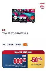 LG - Tv Oled 65" OLED65C55LA