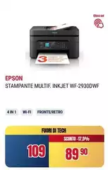 Epson - Stampante Multi. Inkjet Wf-2930dwf Epson - Stampante Multi. Inkjet Wf-2930dwf