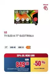 LG - Tv Oled Ai 77" OLED77B56LA