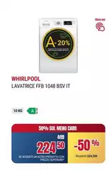 Whirlpool - Lavatrice Ffb 1048 Bsv IT Whirlpool - Lavatrice Ffb 1048 Bsv IT
