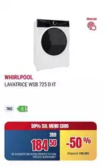 Whirlpool - Lavatrice WSB 725 D IT Whirlpool - Lavatrice WSB 725 D IT