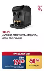 Philips - Macchina Caffe' Superautomatica Series 800 Ep0820/00