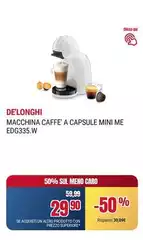 Capsule - Macchina Caffe' A  Mini Me EDG335.W