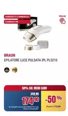 Braun - Epilatore Luce Pulsata IPL PL5210 Braun - Epilatore Luce Pulsata IPL PL5210