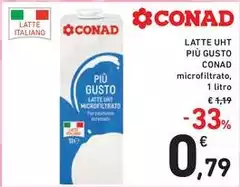 Conad - Latte UHT Più Gusto