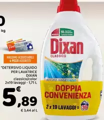 Dixan - Detersivo Liquido Per Lavatrice