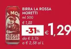 Moretti - Birra La Rossa