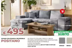 Divano Con Penisola Reversible