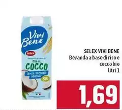 Selex - Vivi Bene Bevanda A Base Di Riso E Cocco Bio