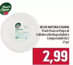 Selex - Piatti Piani In Polpa Di Cellulosa Biodegradabili E Compostabili