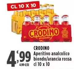 Crodino - Aperitivo Analcolico Biondo/Arancia Rossa Crodino - Aperitivo Analcolico Biondo/Arancia Rossa