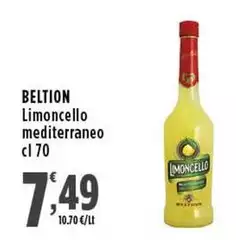 Beltion - Limoncello Mediterraneo Beltion - Limoncello Mediterraneo