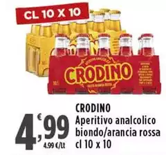 Crodino - Aperitivo Analcolico Biondo/Arancia Rossa Crodino - Aperitivo Analcolico Biondo/Arancia Rossa