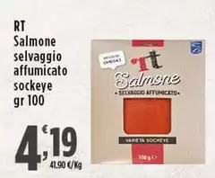 RT - Salmone Selvaggio Affumicato Sockeye 