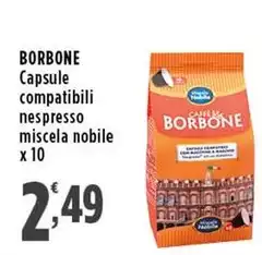 Caffe Borbone - Capsule Compatibili Nespresso Miscela Nobile Caffe Borbone - Capsule Compatibili Nespresso Miscela Nobile
