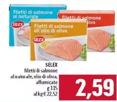 Selex - Filetti Di Salmone Alnaturale Selex - Filetti Di Salmone Alnaturale