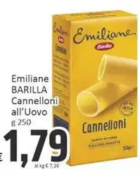 Barilla - Emiliane Cannelloni All'Uovo