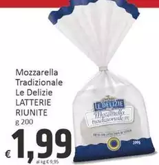 Riunite - Mozzarella Tradizionale Le Delizie