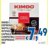 Kimbo - Espresso Napoli/Intenso Capsule Compatibili Nespresso