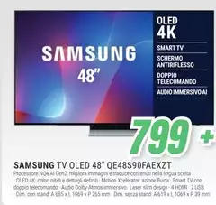 Samsung - Tv Oled 48" QE48S90FAEXZT