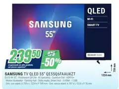 Samsung - Tv Qled 55" QE55Q6FAUXZT