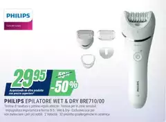 Philips - Epilatore Wet & Dry Bre710/00 Philips - Epilatore Wet & Dry Bre710/00
