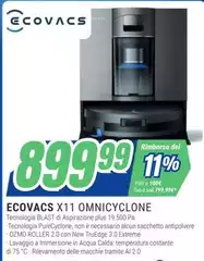 Ecovacs - X11 Omnicyclone
