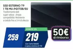 Meliconi - Ssd Esterno T9 1 TB Mu-PGITOB/EU