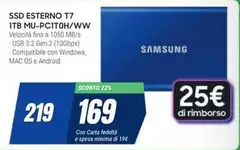 Samsung - Ssd Esterno T7