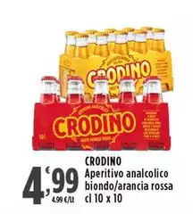 Crodino - Aperitivo Analcolico Biondo/Arancia Rossa Crodino - Aperitivo Analcolico Biondo/Arancia Rossa