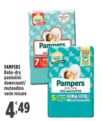 Pampers - Baby-Dry Pannolini Downcount/Mutandino