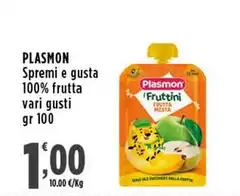 Plasmon - Spremi E Gusta 100% Frutta 