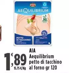 Aia - Aequilibrium Petto Di Tacchino Aia - Aequilibrium Petto Di Tacchino