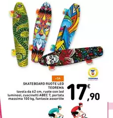 Teorema - Skateboard Ruote Led Teorema - Skateboard Ruote Led