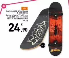 Skateboard Spiderman O Avengers Skateboard Spiderman O Avengers
