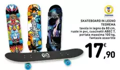 Teorema - Skateboard In Legno Teorema - Skateboard In Legno