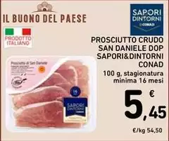 Conad - Prosciutto Crudo San Daniele DOP Sapori&Dintorni