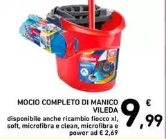 Vileda - Mocio Completo Di Manico Vileda - Mocio Completo Di Manico