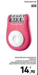 Rowenta - Epilatore Easy Touch Ep1110 Rowenta - Epilatore Easy Touch Ep1110