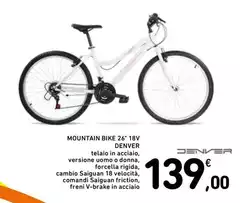 Denver - Mountain Bike 26" 18v