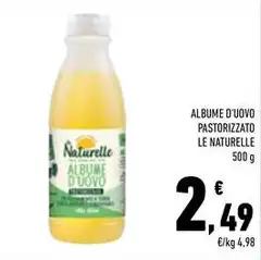 Le Naturelle - Albume D'Uovo Pastorizzato Le Naturelle - Albume D'Uovo Pastorizzato