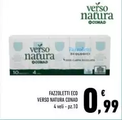 Conad - Fazzoletti Eco Verso Natura Conad - Fazzoletti Eco Verso Natura