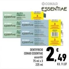 Conad - Dentifricio Essentiae