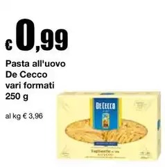 De Cecco - Pasta All'Uovo