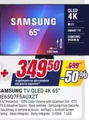 Samsung - Tv Qled 4k 65" OE65Q7F5AUXZT