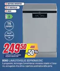 Beko - Lavastoviglie BDFN36653XC