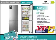 Samsung - Frigorifero Combinato RB3K330SAIC