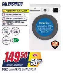 Beko - Lavatrice Bmwu3721a