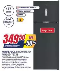 Whirlpool - Frigorifero WHD26472XAE