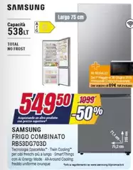 Samsung - Frigo Combinato RB53DG703D